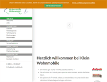 Tablet Screenshot of klein-mobile.de